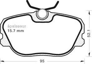 MGA 230 - Гальмівні колодки, дискові гальма autozip.com.ua