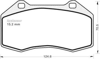 MGA 785 - Гальмівні колодки, дискові гальма autozip.com.ua