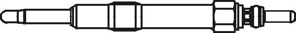 MGA BP714 - Свічка розжарювання autozip.com.ua