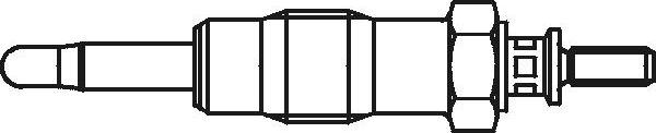 MGA BP724 - Свічка розжарювання autozip.com.ua