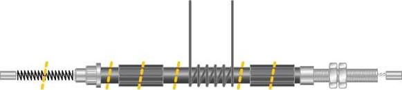 MGA CF5462 - Трос, гальмівна система autozip.com.ua