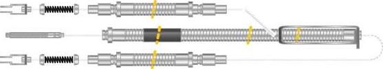 MGA CF5274 - Трос, гальмівна система autozip.com.ua