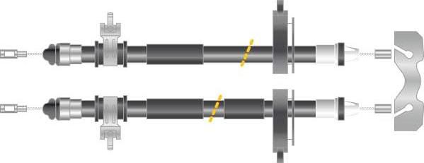 MGA CF5790 - Трос, гальмівна система autozip.com.ua