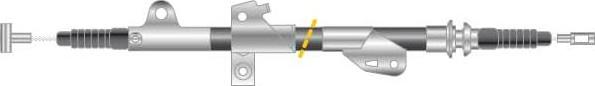 MGA CF6031 - Трос, гальмівна система autozip.com.ua