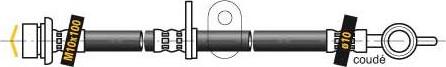 MGA F6435 - Гальмівний шланг autozip.com.ua