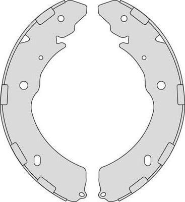 MGA M905 - Комплект гальм, барабанний механізм autozip.com.ua