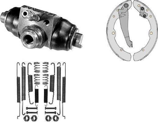 MGA K591561 - Комплект гальм, барабанний механізм autozip.com.ua