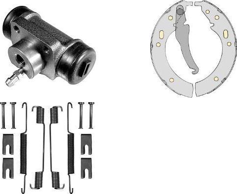 MGA K592460 - Комплект гальм, барабанний механізм autozip.com.ua