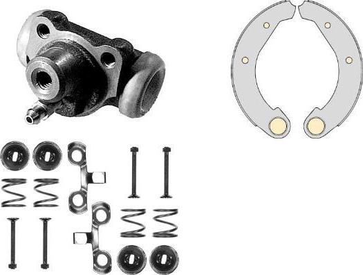 MGA K501915 - Комплект гальм, барабанний механізм autozip.com.ua