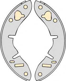 MGA K531402 - Комплект гальм, барабанний механізм autozip.com.ua