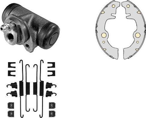 MGA K520637 - Комплект гальм, барабанний механізм autozip.com.ua