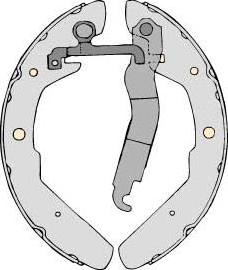 MGA K645565 - Комплект гальм, барабанний механізм autozip.com.ua