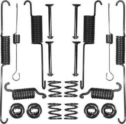 MGA K616463 - Комплект гальм, барабанний механізм autozip.com.ua