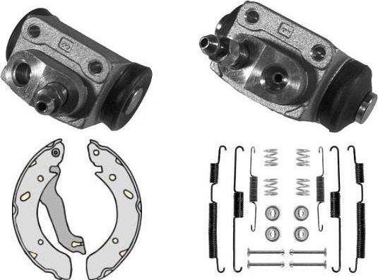 MGA K689935 - Комплект гальм, барабанний механізм autozip.com.ua