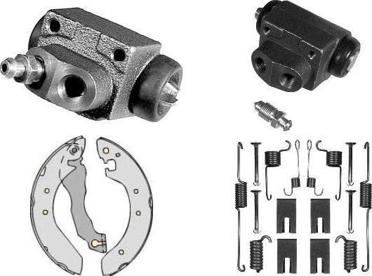 MGA K683416 - Комплект гальм, барабанний механізм autozip.com.ua