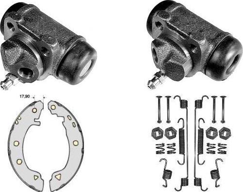 MGA K682252 - Комплект гальм, барабанний механізм autozip.com.ua