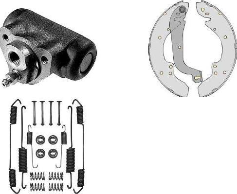 MGA K622756 - Комплект гальм, барабанний механізм autozip.com.ua