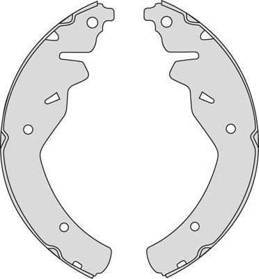 MGA K801840 - Комплект гальм, барабанний механізм autozip.com.ua