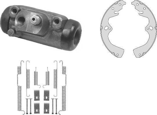 MGA K837823 - Комплект гальм, барабанний механізм autozip.com.ua