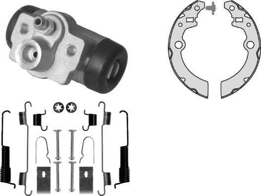 MGA K820960 - Комплект гальм, барабанний механізм autozip.com.ua