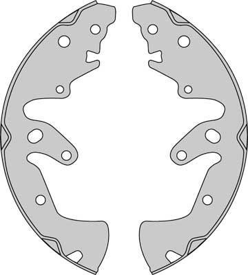 MGA M879 - Комплект гальм, барабанний механізм autozip.com.ua