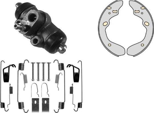 MGA K741942 - Комплект гальм, барабанний механізм autozip.com.ua