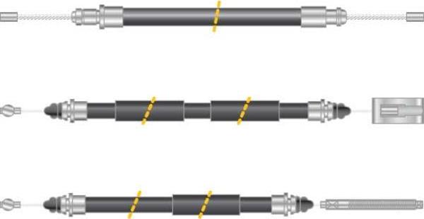 MGA KC4573 - Трос, гальмівна система autozip.com.ua
