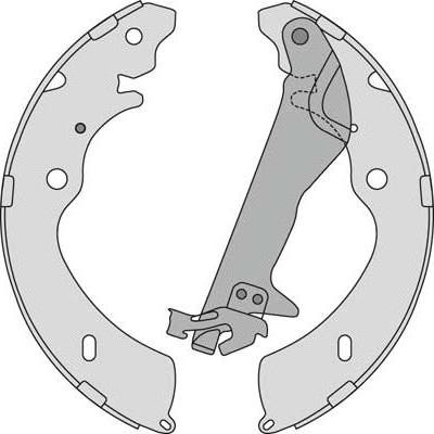 MGA M929 - Комплект гальм, барабанний механізм autozip.com.ua