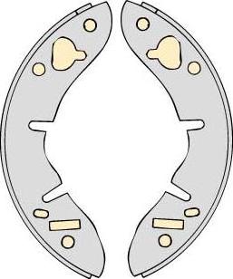 MGA M530 - Комплект гальм, барабанний механізм autozip.com.ua