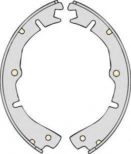 MGA M573 - Комплект гальм, барабанний механізм autozip.com.ua