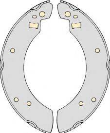 MGA M572 - Комплект гальм, барабанний механізм autozip.com.ua