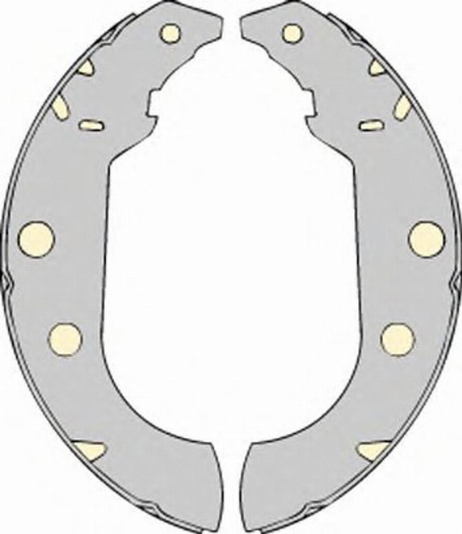 MGA M639 - Комплект гальм, барабанний механізм autozip.com.ua