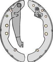 MGA M677 - Комплект гальм, барабанний механізм autozip.com.ua