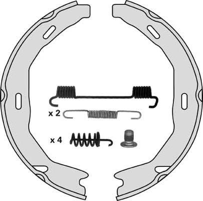 MGA M869R - Комплект гальм, ручник, парковка autozip.com.ua