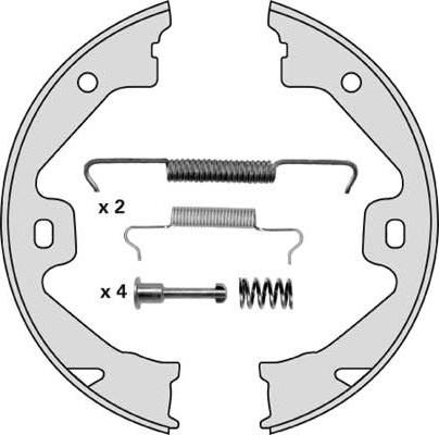 MGA M811R - Комплект гальм, ручник, парковка autozip.com.ua