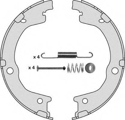 MGA M887R - Комплект гальм, ручник, парковка autozip.com.ua