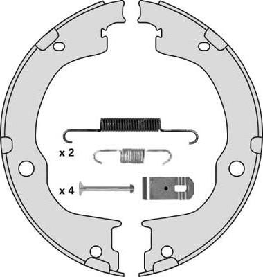 MGA M870R - Комплект гальм, ручник, парковка autozip.com.ua