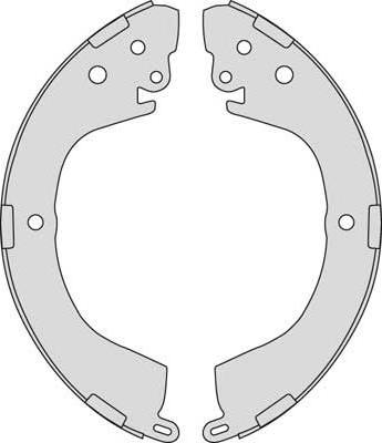 MGA M877 - Комплект гальм, барабанний механізм autozip.com.ua