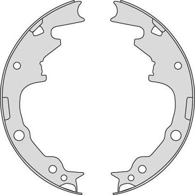 MGA M798 - Комплект гальм, барабанний механізм autozip.com.ua