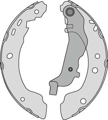 MGA M703 - Комплект гальм, барабанний механізм autozip.com.ua