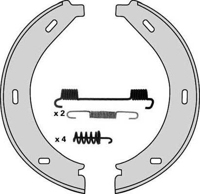 MGA M775R - Комплект гальм, ручник, парковка autozip.com.ua