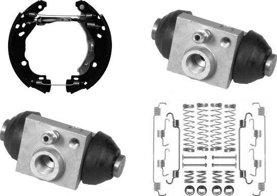 MGA PM922870 - Комплект гальм, барабанний механізм autozip.com.ua