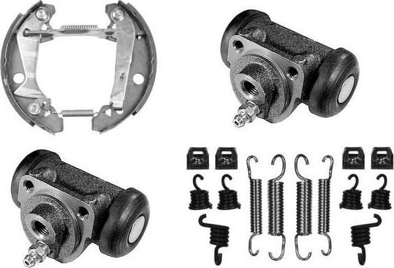 MGA PM560638 - Комплект гальм, барабанний механізм autozip.com.ua