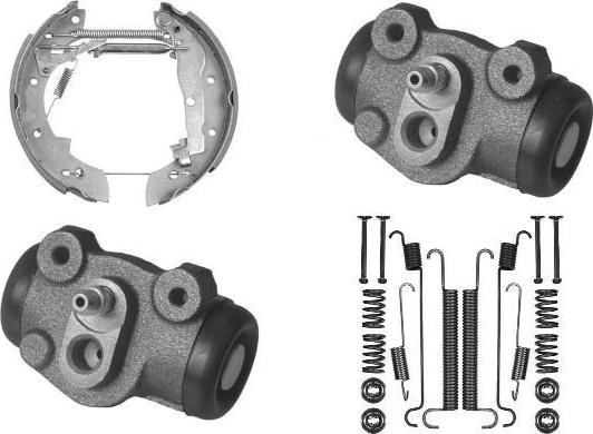 MGA PM514825 - Комплект гальм, барабанний механізм autozip.com.ua