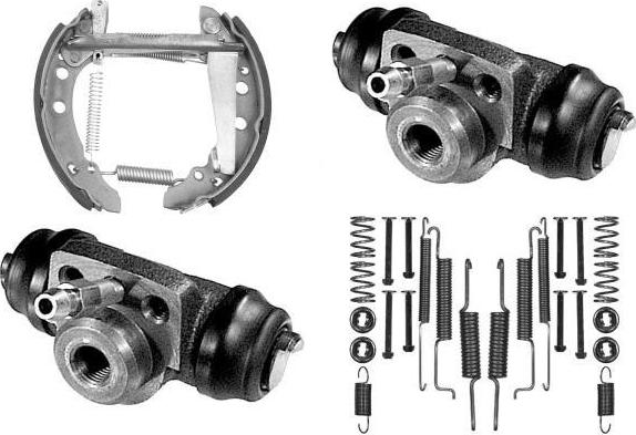 MGA PM585552 - Комплект гальм, барабанний механізм autozip.com.ua