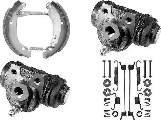 MGA PM631929 - Комплект гальм, барабанний механізм autozip.com.ua