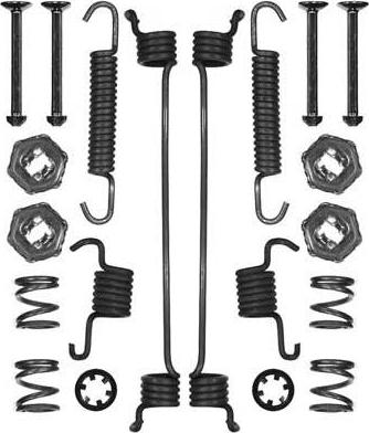 MGA PM631609 - Комплект гальм, барабанний механізм autozip.com.ua