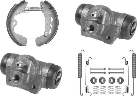 MGA PM864845 - Комплект гальм, барабанний механізм autozip.com.ua