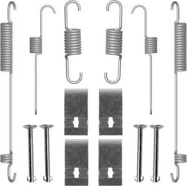 MGA PM833933 - Комплект гальм, барабанний механізм autozip.com.ua