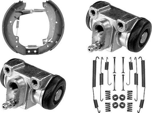 MGA PM729782 - Комплект гальм, барабанний механізм autozip.com.ua